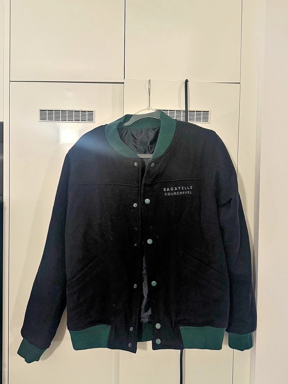 Bagatelle Courchevel Varsity Jacket Black & Green